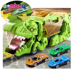 KB050655 KB050656 - Storage car 2 in 1 deformation track toy sliding dinosaur transport truck